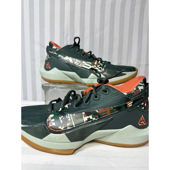 Nike Zoom Giannis Immortality Basketball Shoes 9.5 Green Orange Gorpcore main image 13